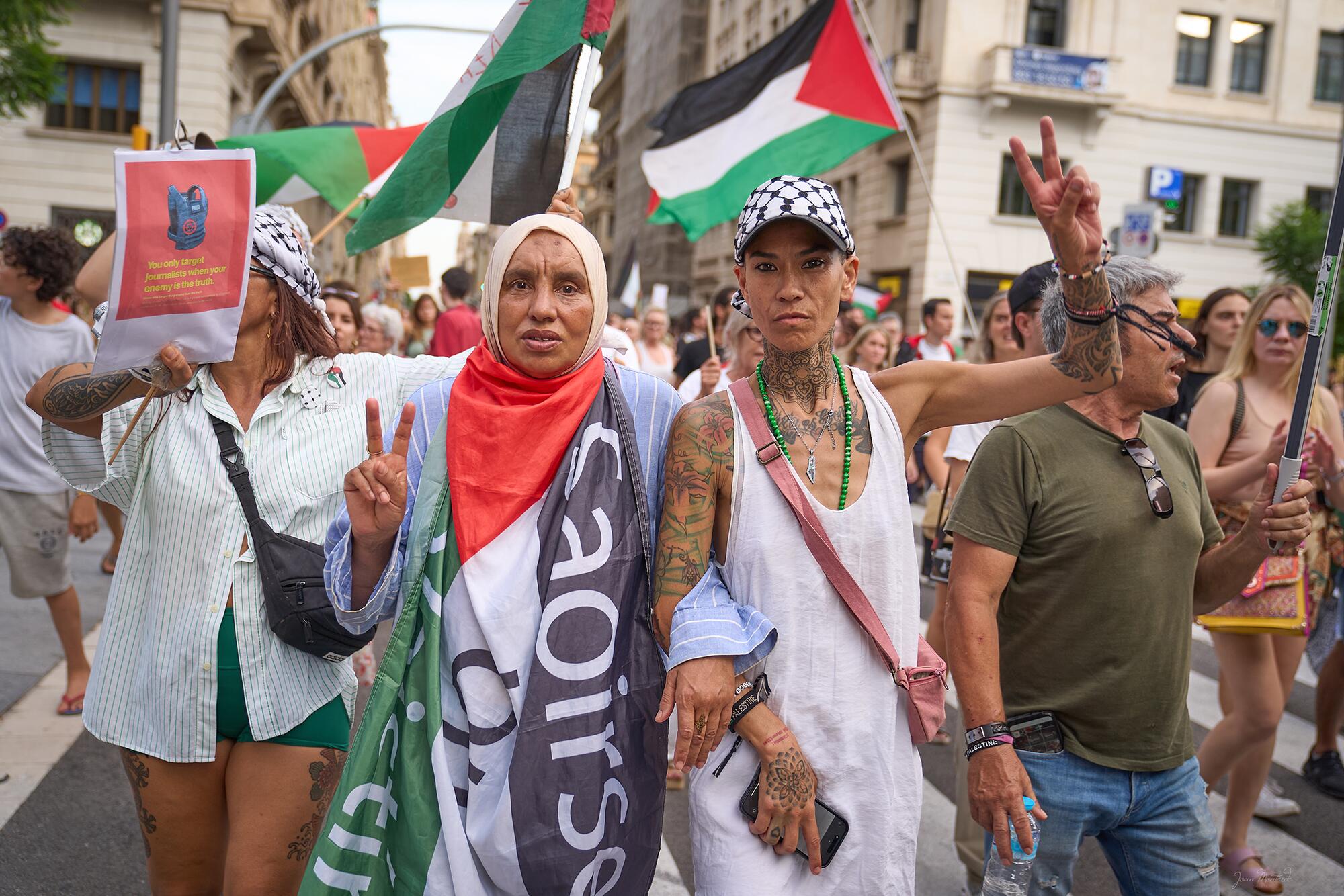 Concentración Barcelona Gaza - 12